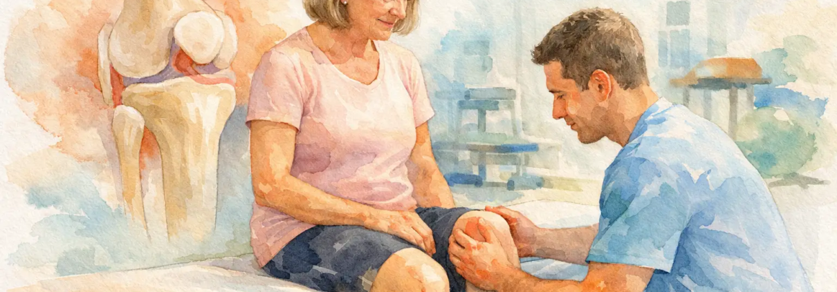 Cómo volver a caminar sin dolor de rodilla