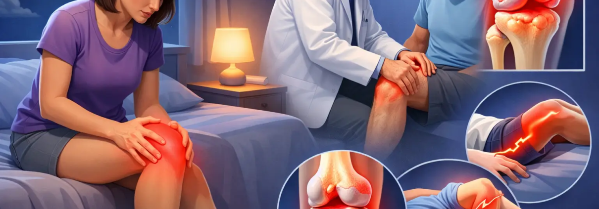 Dolor nocturno de rodilla: causas reales