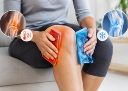 Calor o hielo para rodilla según el tipo de dolor